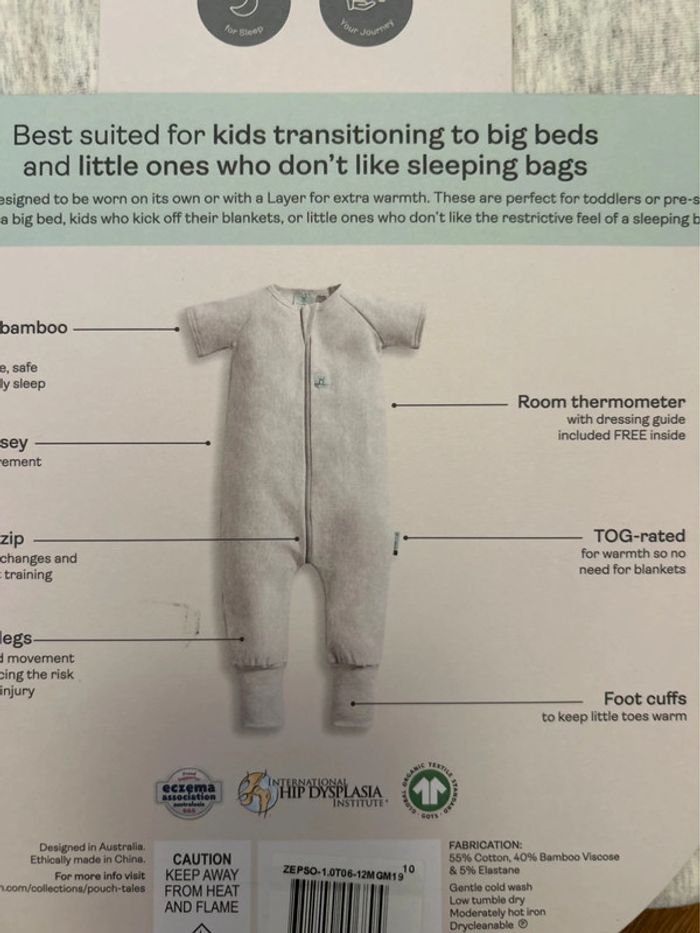 (New) Pack of 2 onesie sleep bag 6-12m - photo numéro 9