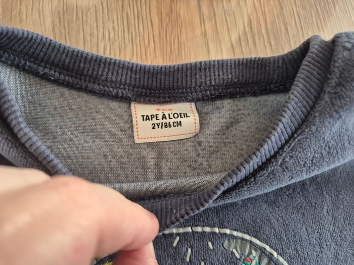 Pyjama 2 ans reconstitué - Haut Tape à l'Œil 24 mois & Bas Orchestra 2 ans - photo numéro 5