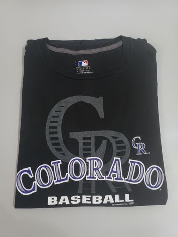 Tee-shirt Vintage baseball COLORADO ring marque gehuihe merchanoise