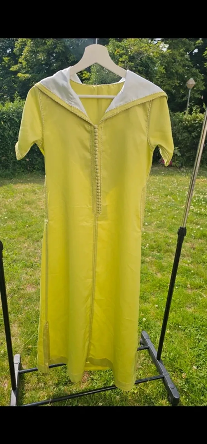 Djelaba vert pomme
