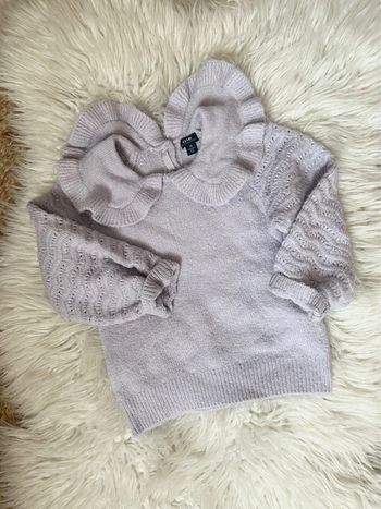 Fille 👧🏻 Pull en maille tricot violet/lila taille 18 mois kiabi