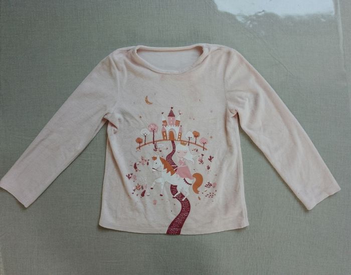 Pyjama en velours fille 10 ans Vertbaudet - photo numéro 2