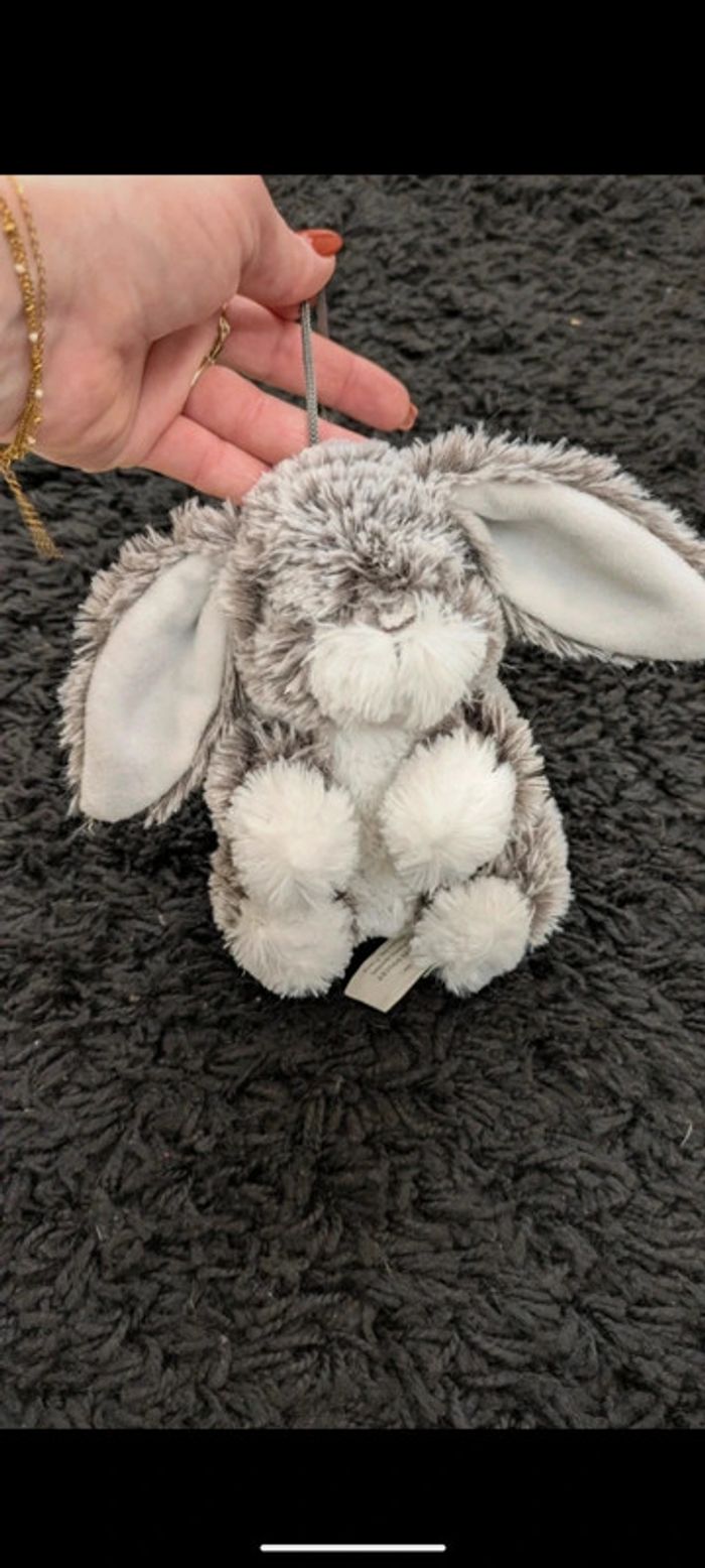 Lot de peluche doudou lapin mouton souris ours - photo numéro 4