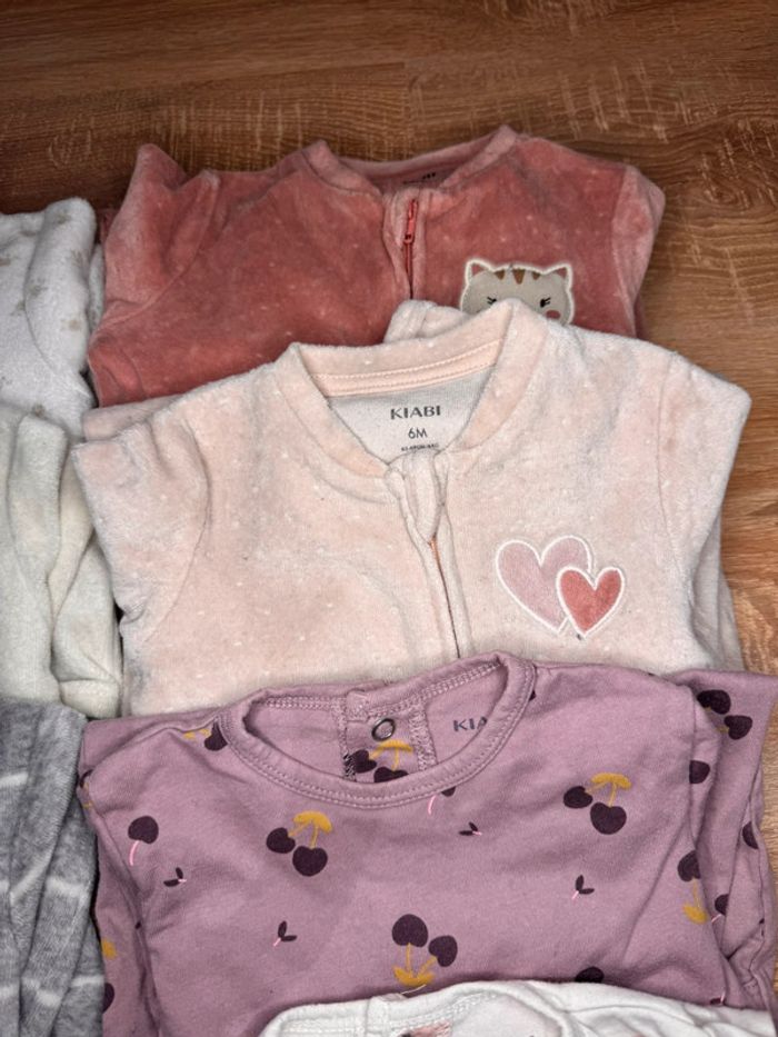🌷Lot de 9 pyjamas bébé fille taille 6 mois🌷 - photo numéro 6