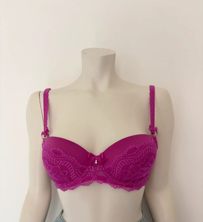 🌺Soutien-gorge push up violet avec dentelle Taille EU 75B/ FR 90B🌺