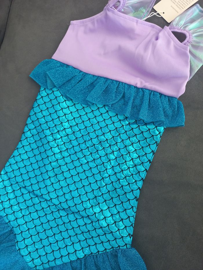 Robe déguisement ariel petite sirène 4 ans - photo numéro 3