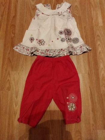 Ensemble chemisier et pantalon 23 mois
