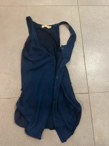 Gilet bleu By Laetitia taille S/M, très bon état