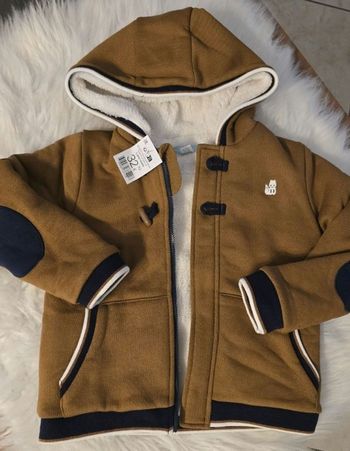(NEUVE non portée) 🏷💙😍🥰 superbe  Veste zippée intérieur polaire 4ans Garçon 🥰😍💙