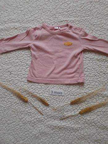 T shirt longue manche 3 mois