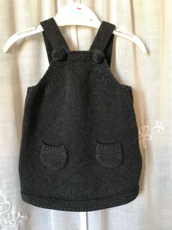 Robe salopette tricot 3 mois kiabi