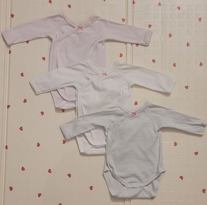 Lot 3 bodies Petit Bateau - photo numéro 3
