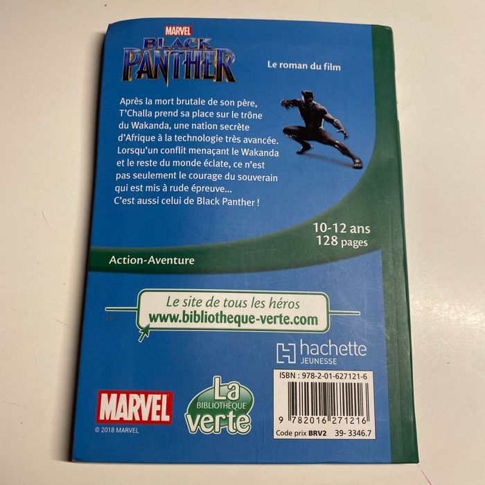 Bibliothèque verte - Marvel - black Panther - photo numéro 2