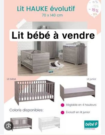 Lit bébé évolutif