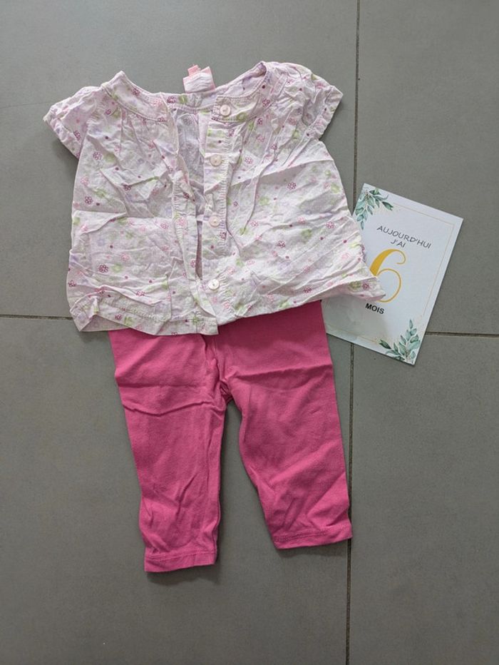 Lot 4 ensembles été 6 mois