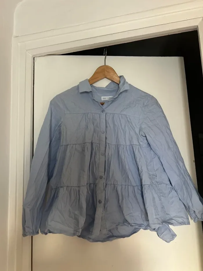 Superbe chemise bouffante parisienne - neuve - Zara - taille 13/14 ans (=Xs/S)