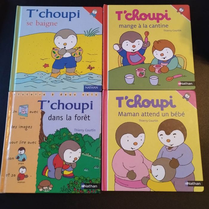 Lot livres enfant Nathan T'choupi