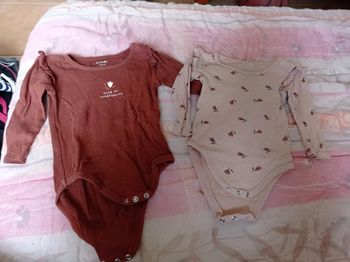 Lot de 2 bodys ML Kiabi