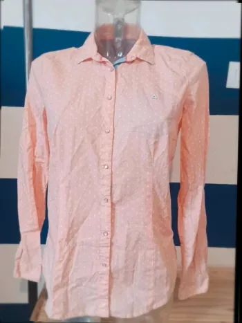 Jolie chemise manches longues saumon Gaastra femme taille 36