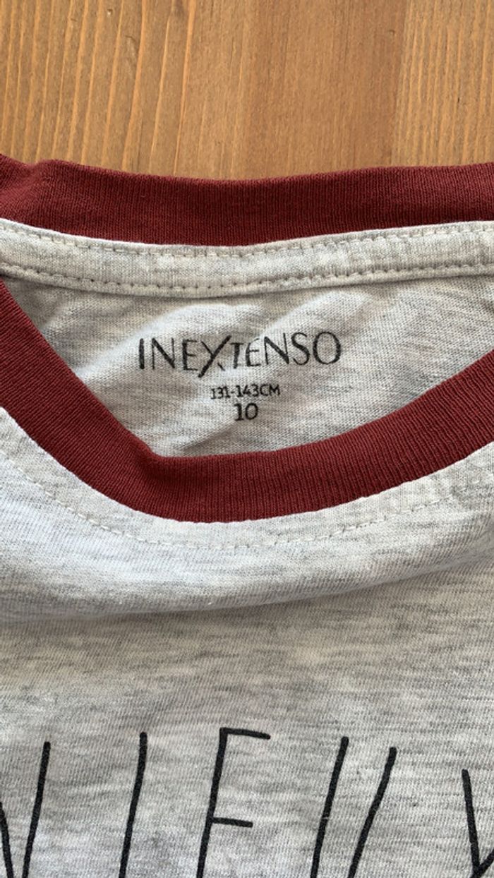 Tee-shirts imprimé gris 10 ans - photo numéro 3