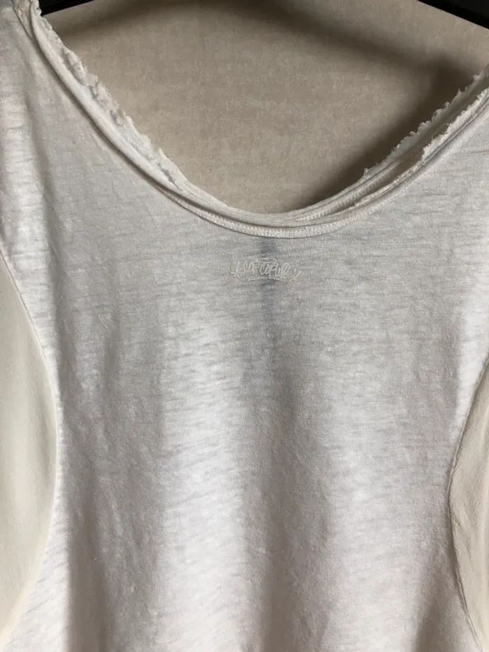 Blouse Cop Copine Bi matière lin et soie - photo numéro 3
