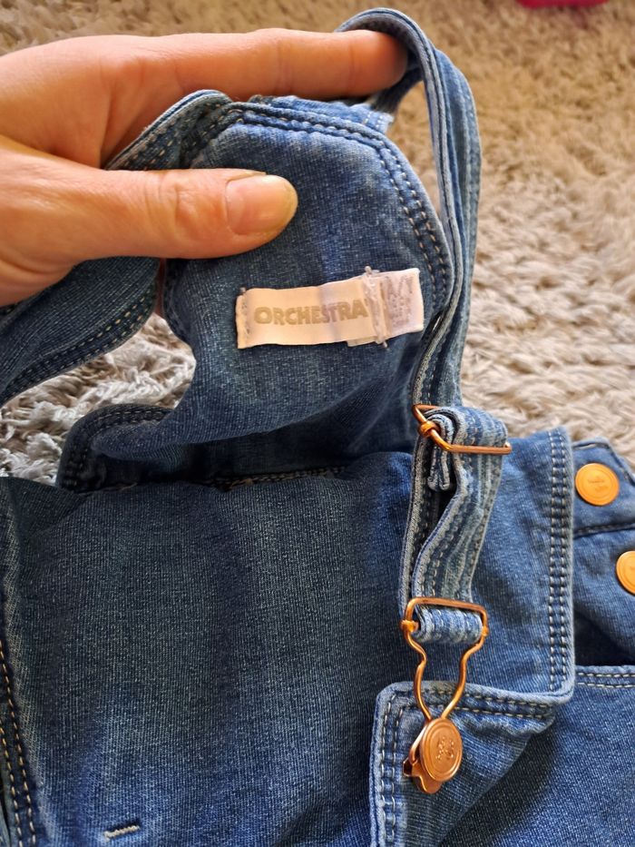 Salopette en jean fille 5 ans - photo numéro 2