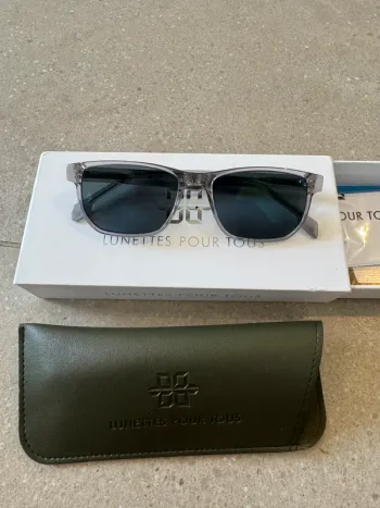 Lunettes de soleil 1,6 Polarisé gris Rodolphe Torrents,  Lunettes pour tous neuves