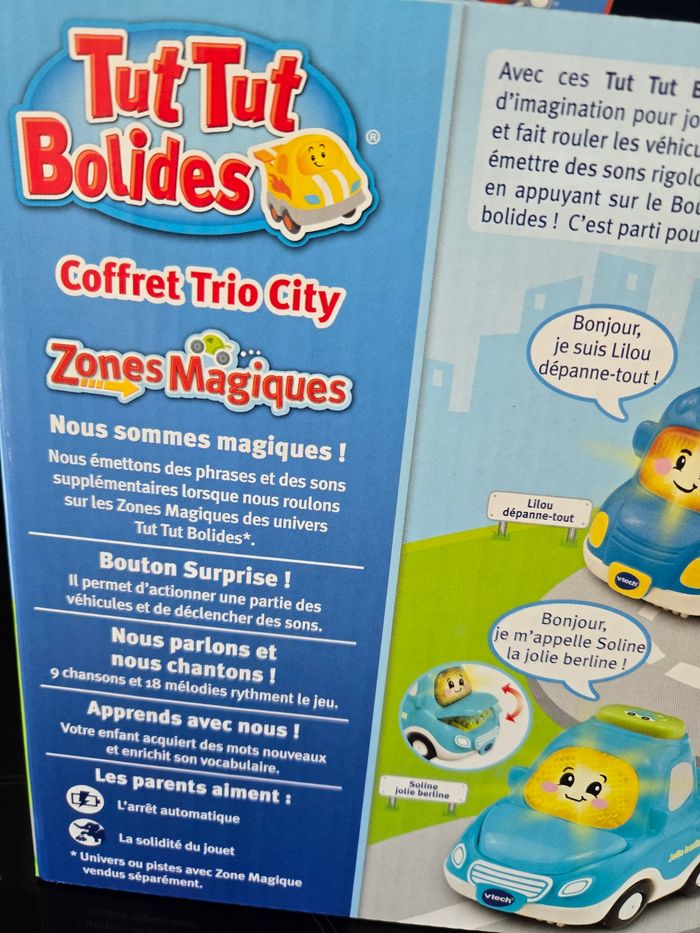 Coffret neuf Trio Tut Tut bolides - photo numéro 5