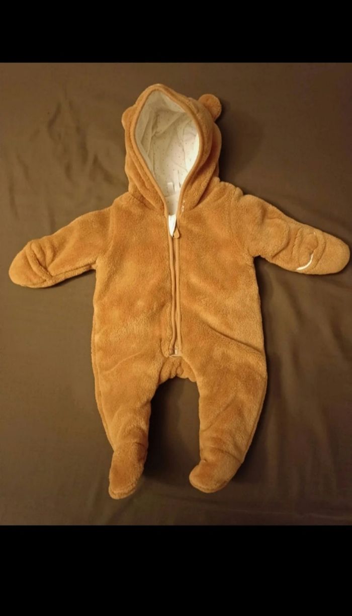 Combi pilote ourson pour bébé fille ou garçon