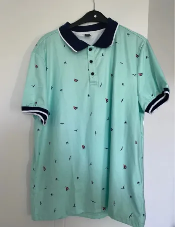 Polo homme vert