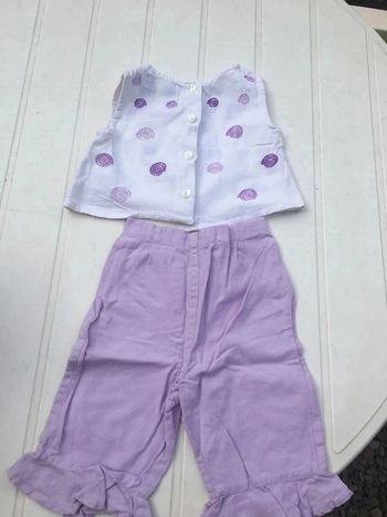 Débardeur + pantalon 9mois