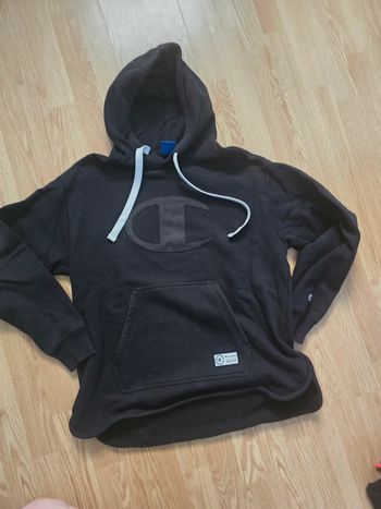 Sweat Vintage Champion Rochester Noir - Taille S Oversize