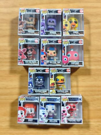 MÉGA LOT EXCLUSIF 11 Figurines Bitty Pop! Five Nights At Freddy's (FNAF & Sister Location)