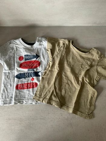 Lot T-shirt manches courtes