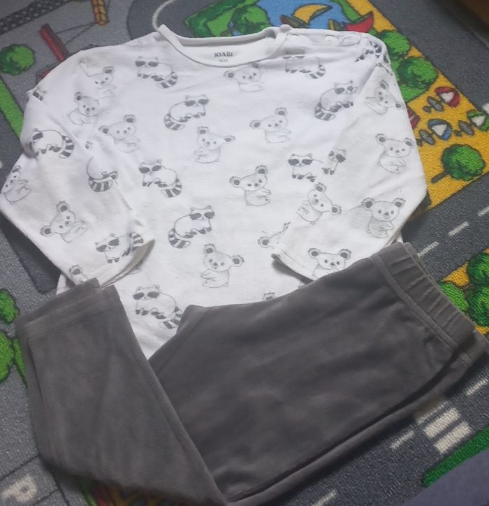 Pyjama velours 36 mois Kiabi