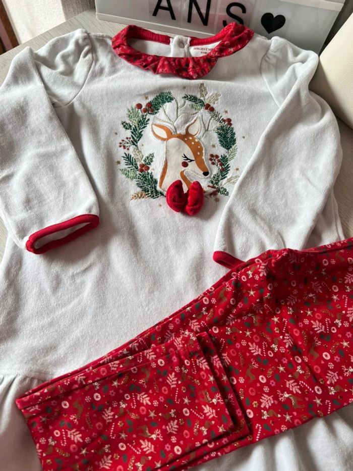 Joli pyjama sergent major Noel 6 ans - photo numéro 2