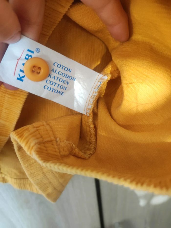 Robe salopette jaune Kiabi 6 ans - photo numéro 4