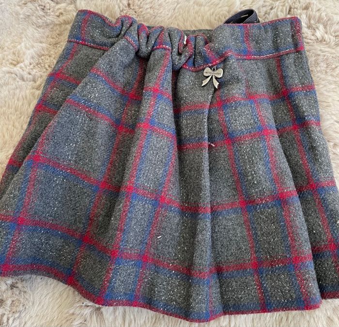 Jupe Vertbaudet Jupe à Carreaux gris fille taille 3 ans Vertbaudet