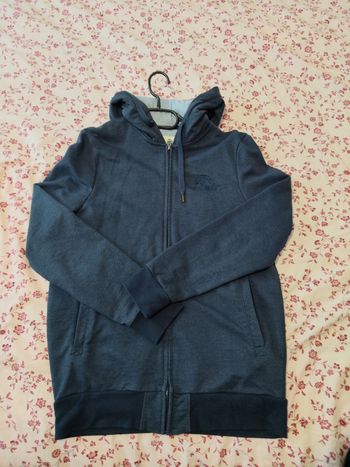 Sweat à capuche bleu marine 
