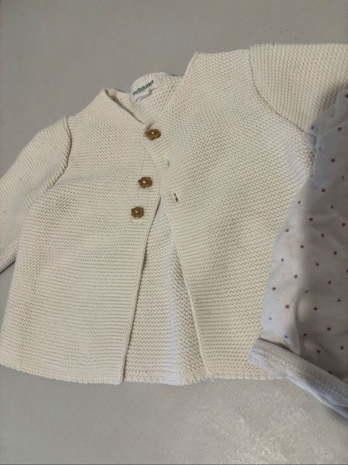 Gilet vertbaudet 3 mois - photo numéro 2