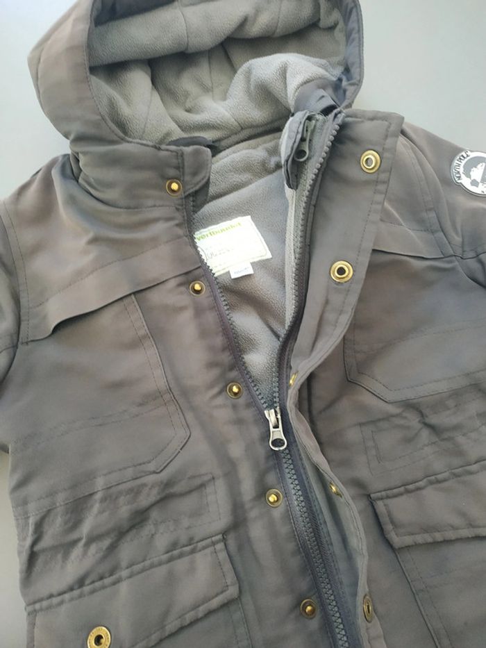 Parka 3 en 1 avec blouson amovible gris Vertbaudet 4 ans 102 cm - photo numéro 9