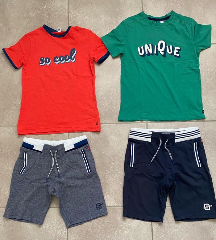 Lot OKAIDI shorts & t-shirts taille 10 ans - photo numéro 3