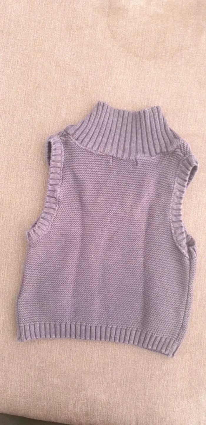 Pull sans manche 3 mois - photo numéro 2