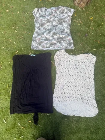 Lot de 3 t-shirt femme été taille M 38 Gemo