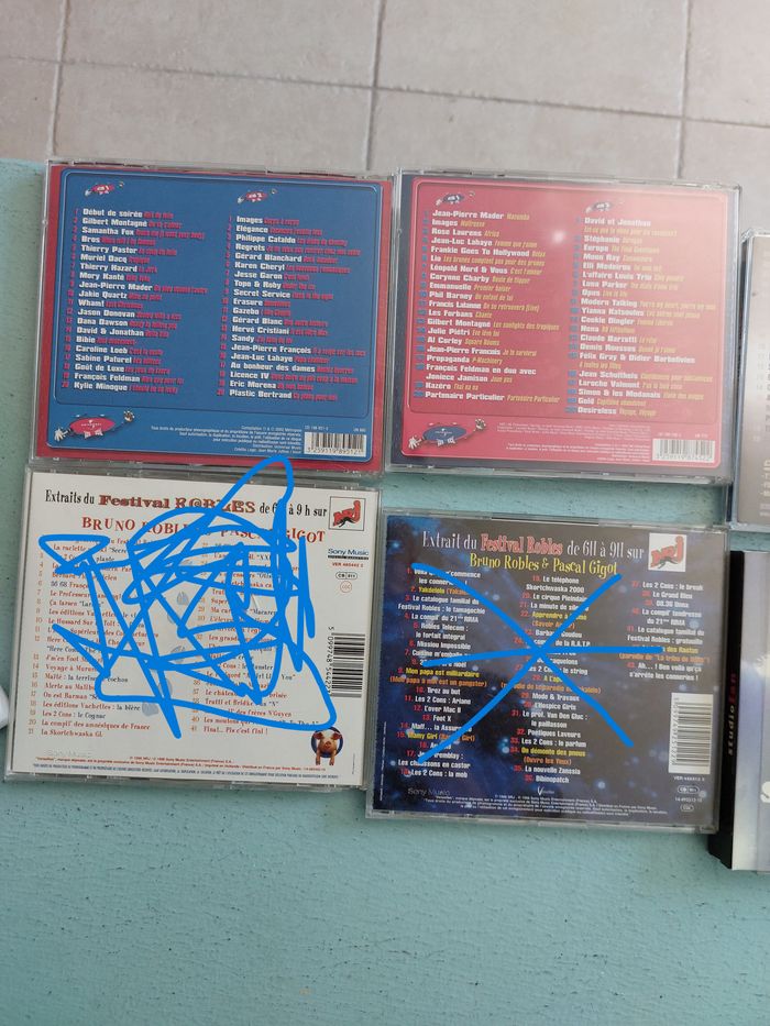 Lot 13- 7 cd NRJ -Tubes grenier-live fan - photo numéro 4