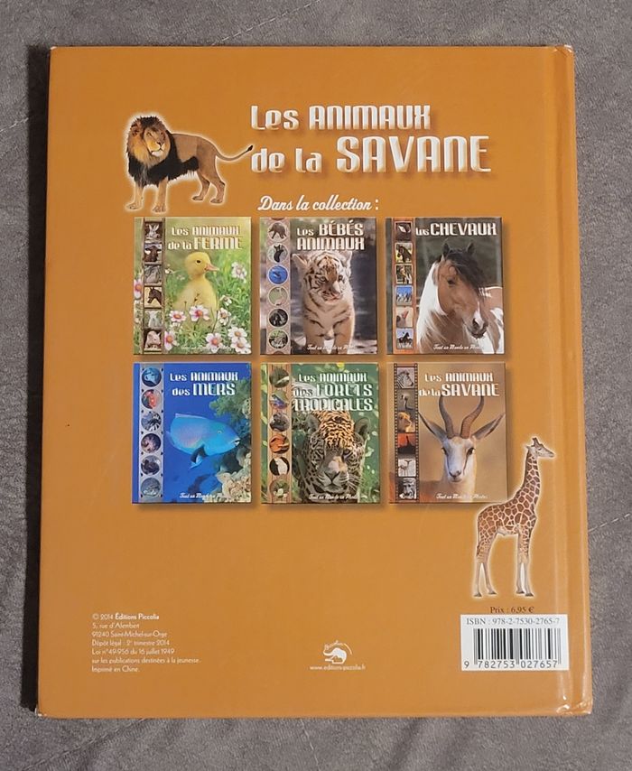 Les animaux de la savane Piccolia - photo numéro 6