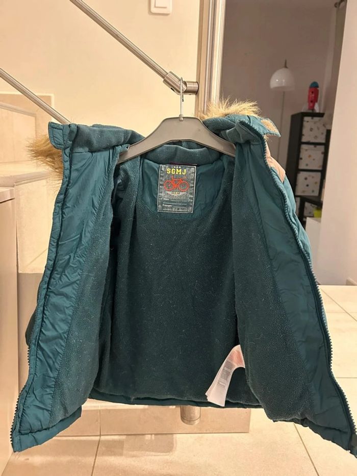 Parka à capuche garcon Bleu canard Sergent Major 4 ans - photo numéro 7