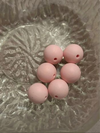 Grosses perles rose
