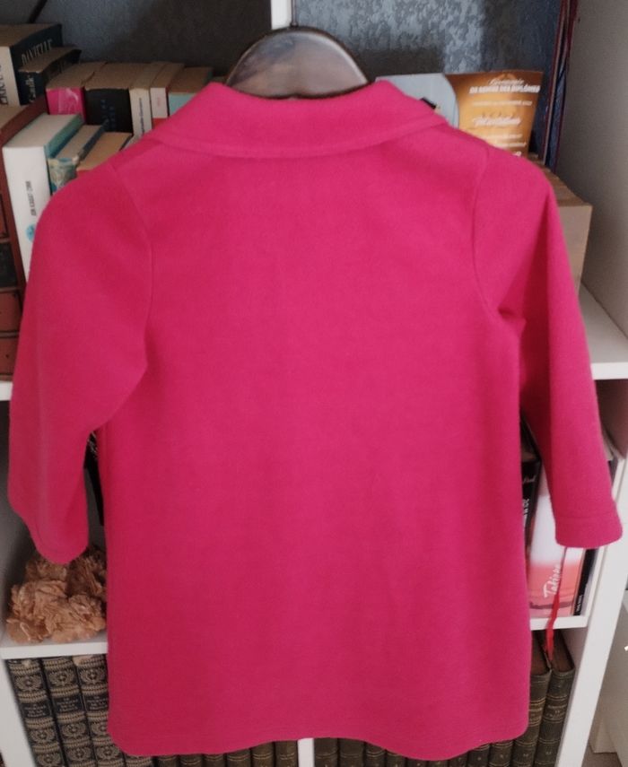 Robe de chambre polaire rose boutons cœur "La redoute" - photo numéro 9