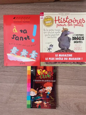Lots 3 livres pour enfants